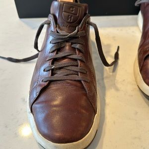 Cole Haan Grand Pro brown Leather Casual Sneakers Shoe - Size 10